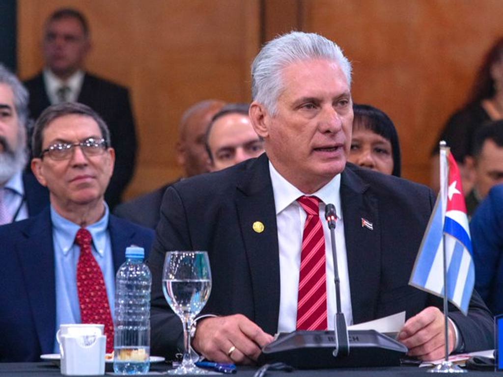 Cuba no será amedrentada por agresiones, afirma Díaz-Canel