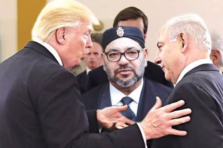 Mohamed-VI-Trump-Netanyahu
