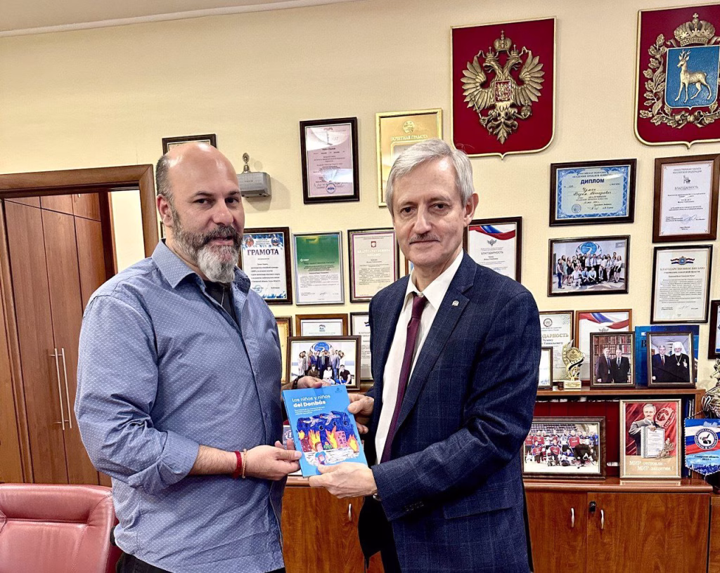 Periodista Patricio Mery Bell en Rusia